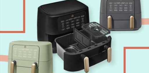 I Cooked An Entire Meal In Drew Barrymore's Beautiful Kitchenware Dual Air Fryer & It Cut My Cooking Time In Half