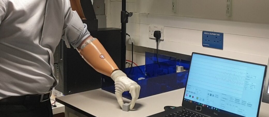 A new type of hand prosthesis learns from the user, and the user learns from the prosthesis