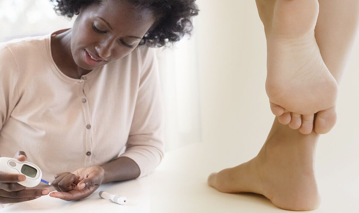 Diabetes type 2: Swelling, pain, open sores or ingrown toenails are toe and feet signs
