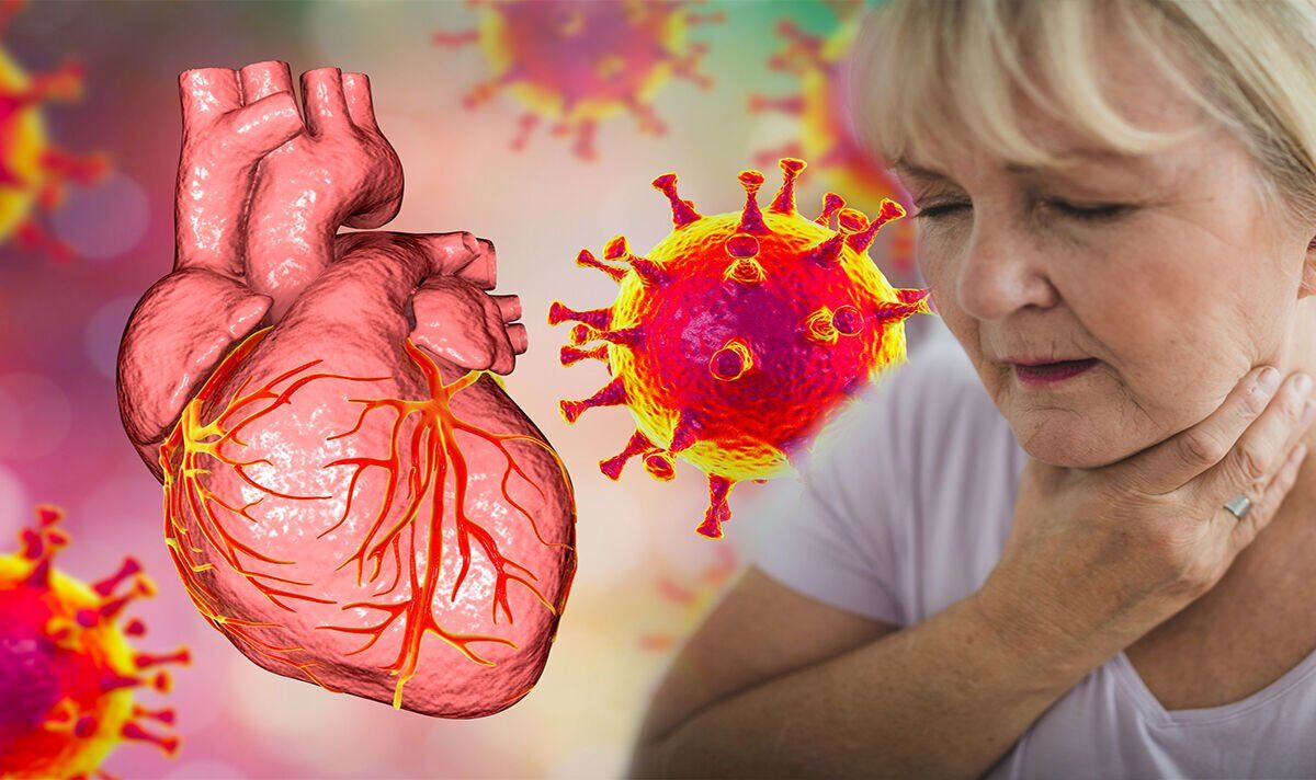 Heart disease: Flu-like symptoms including headache and sore throat signs of myocarditis