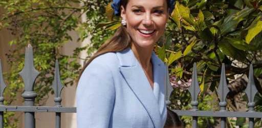 Kate Middleton & Princess Charlotte's Coordinating Outfits for Easter Services Were Royal Perfection