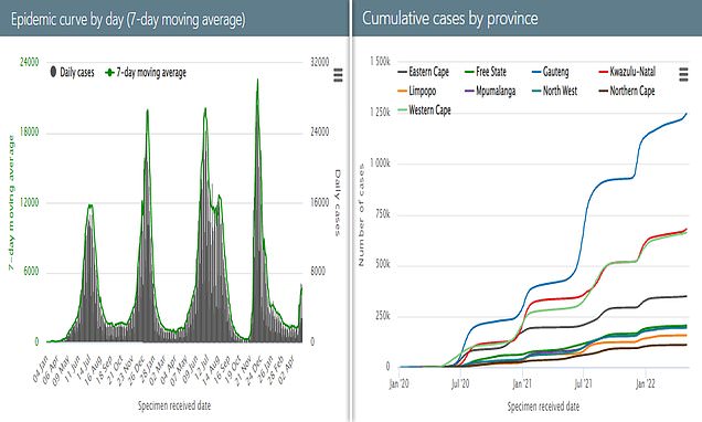 Covid cases surge in South Africa again amid new variants