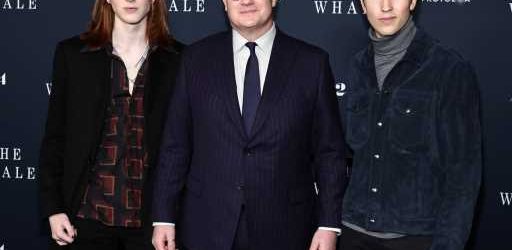 Brendan Fraser’s Rarely-Seen Sons Accompanied Him on the Red Carpet & They Both Share One Striking Trait With Their Dad