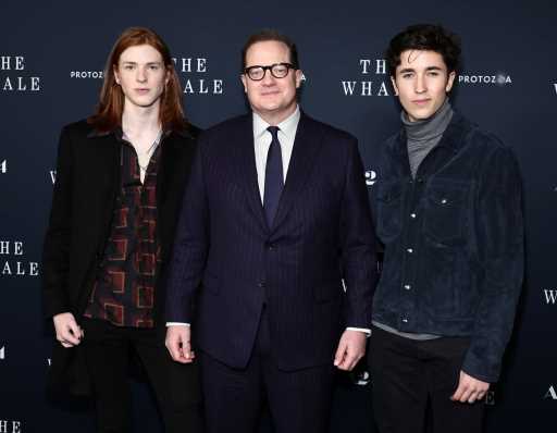 Brendan Fraser’s Rarely-Seen Sons Accompanied Him on the Red Carpet & They Both Share One Striking Trait With Their Dad