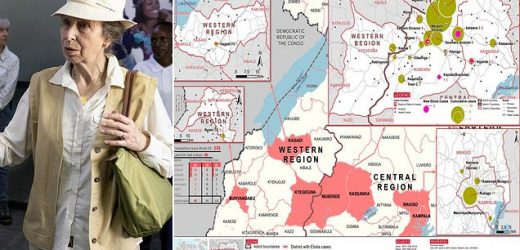 Ebola fears heighten in Uganda while Princess Anne tours the country