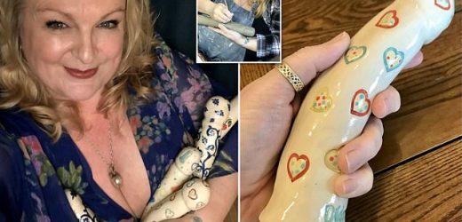 Artist plagued by back pain says using dildos has helped &apos;immensely&apos;