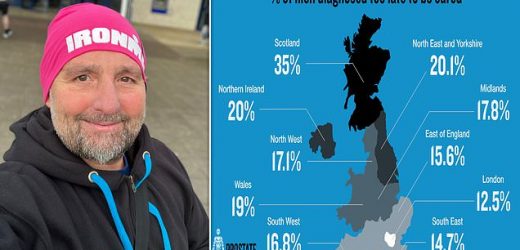Map reveals UK&apos;s prostate cancer &apos;postcode lottery&apos;
