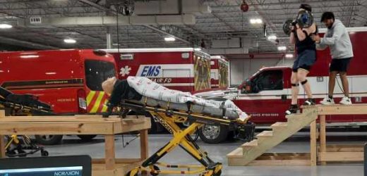 Student puts ‘exoskeletons’ to the test in emergency situations