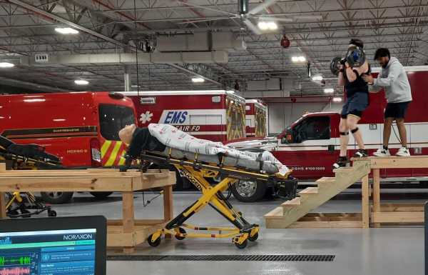 Student puts ‘exoskeletons’ to the test in emergency situations