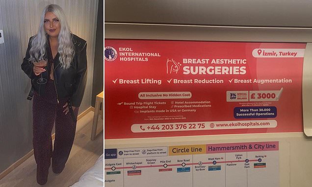 Fury as Transport for London is caught advertising surgery in Turkey