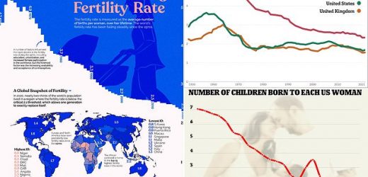Maps reveal world&apos;s baby bust as fertility continues to drop