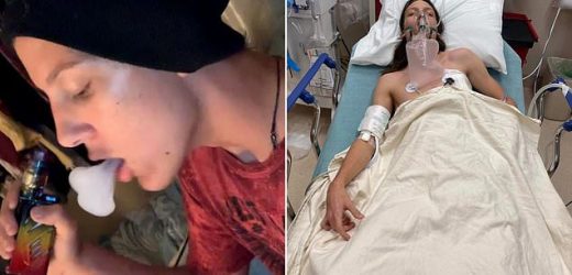 Vape-addicted teen claims habit caused his lungs to collapse 4 times
