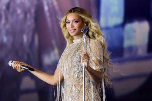 Beyoncé's Daughter Blue Ivy Looks So Grown Up in an Off-the-Shoulder Dress at Dad Jay-Z's Exhibition