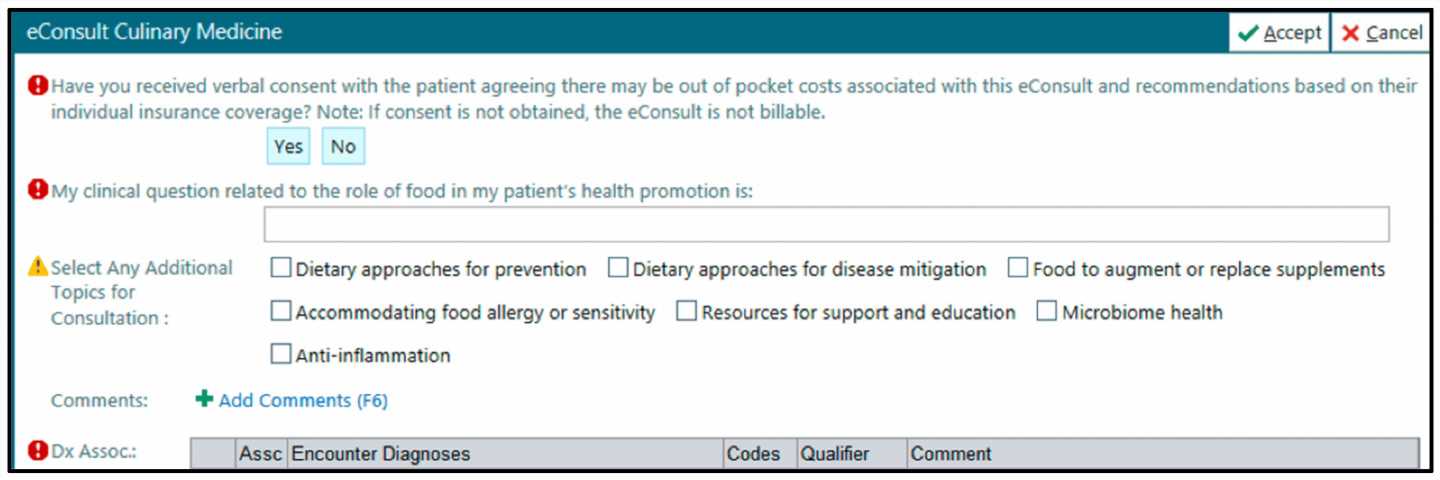 New primary care model created to dispense nutrition advice